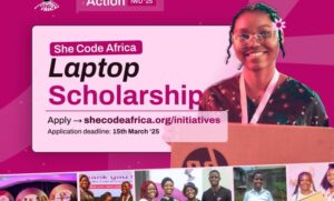 She Code Africa Scholarship Program (Laptop) 2025 | How to Apply