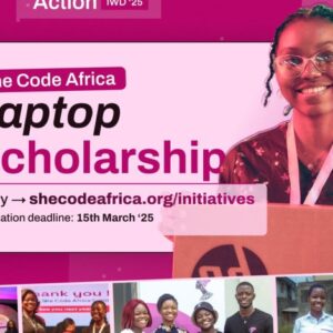 She Code Africa Scholarship Program (Laptop) 2025 | How to Apply