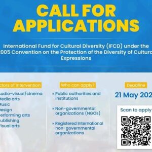 UNESCO International Fund for Cultural Diversity 2025 (up to $100,000)