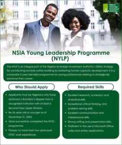 2025 NSIA Young Leadership Program (NYLP) | How To Apply