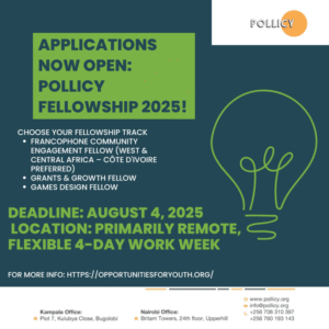 Pollicy Fellowship Programme 2025: Empowering Africa Next Generation of Digital Thinkers