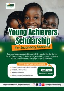 2025 LONG Empowerment Young Achievers Scholarship