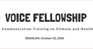 VOICE Fellowship 2025: Fully Funded Climate & Health Communication Training in India