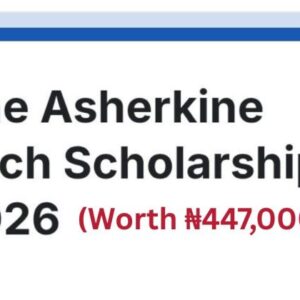 Asherkine Tech Scholarship For Nigerians 2026 | Fully Funded Training at TS Academy