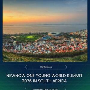 NewNow One Young World Summit 2026: Fully Funded