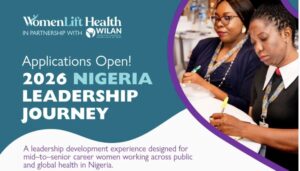 WomenLift Health 2026 Nigeria Leadership Journey Program (Fully Funded)