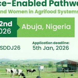 Apply Now: National Youth Agribusiness Strategy (NYAS) Dialogue 2026 – Abuja (All-Expenses-Paid)